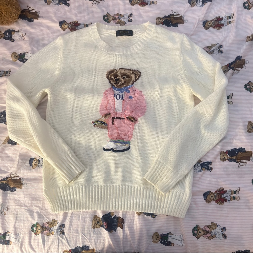 Ralph Lauren Bear Crewneck Sweater